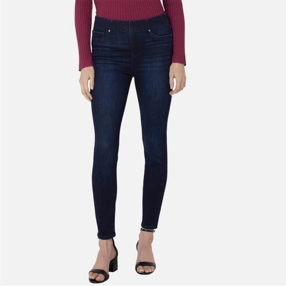 NWT Liverpool Chloe Pull-On Ankle Skinny Sustainable in Summit Lake - Picture 1 of 7
